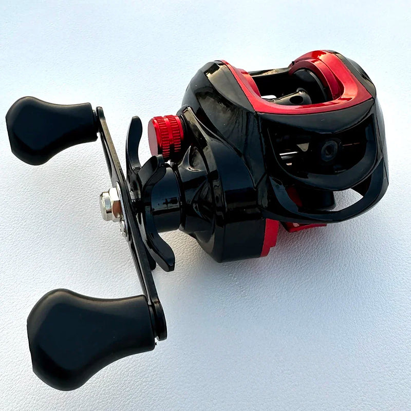 Alta velocidade 7.2: 1 Gear Ratio Baitcasting Carretel de pesca Max Drag 8kg Ultra Light