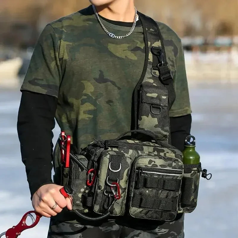 Mochila de equipamento de pesca