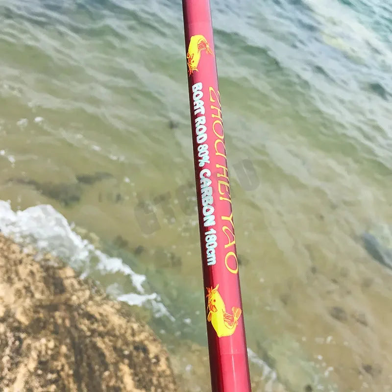Vara de pesca portátil para barco de pesca Rod Lure Rod Ultralight Hard Carbon Fishing