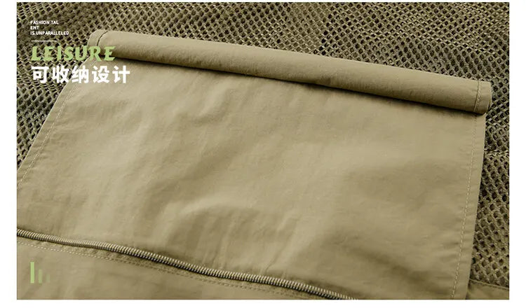 colete multi uso para ao ar livre com 14 bolsos