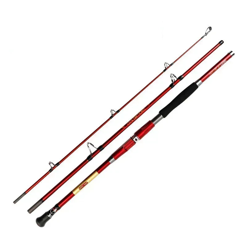 Vara de pesca portátil para barco de pesca Rod Lure Rod Ultralight Hard Carbon Fishing