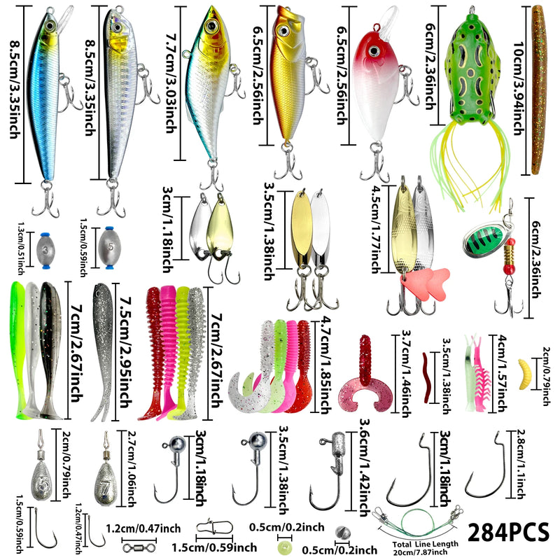 Kit de iscas de pesca para equipamento para Acessórios de pesca