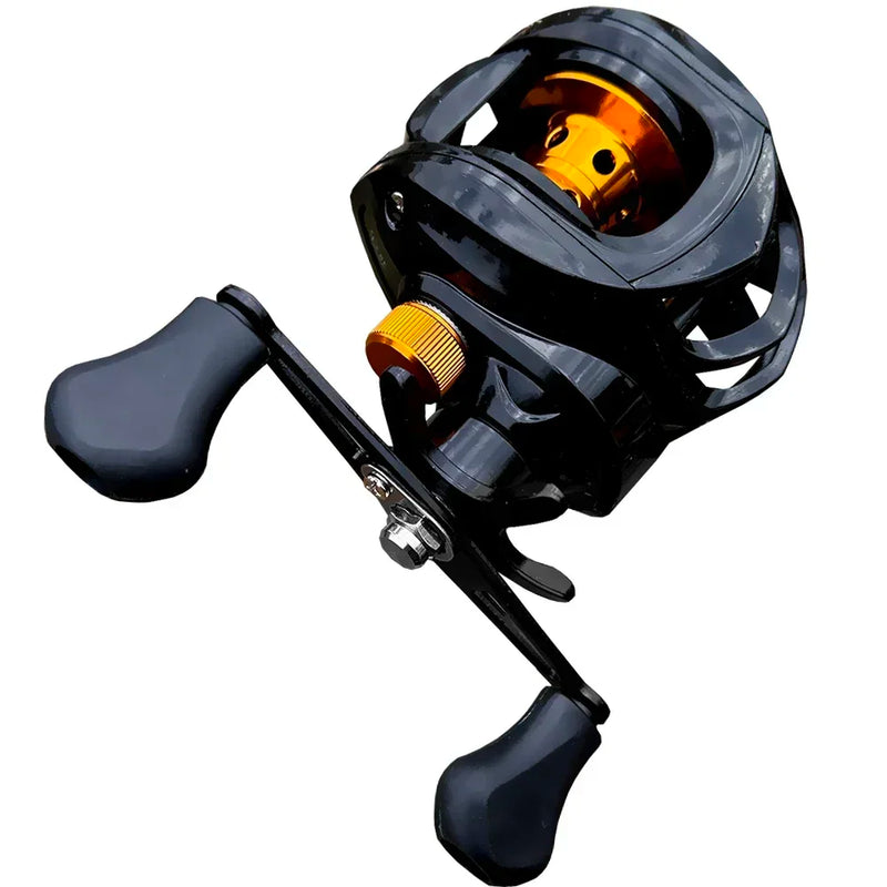 Alta velocidade 7.2: 1 Gear Ratio Baitcasting Carretel de pesca Max Drag 8kg Ultra Light