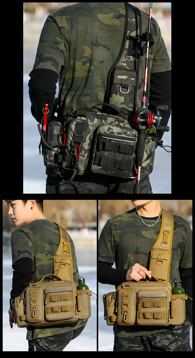 Mochila de equipamento de pesca