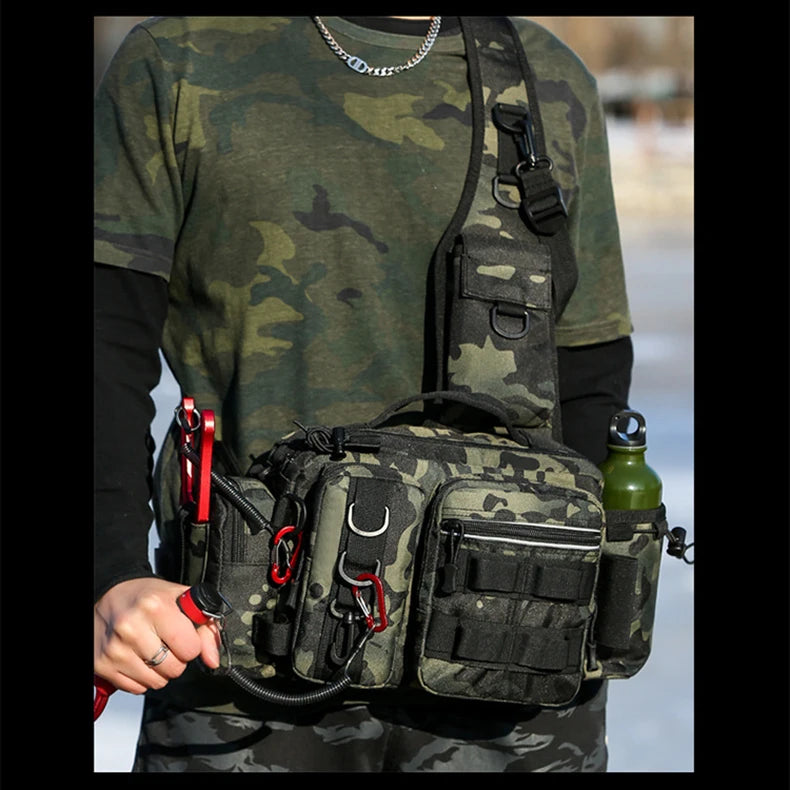 Mochila de equipamento de pesca
