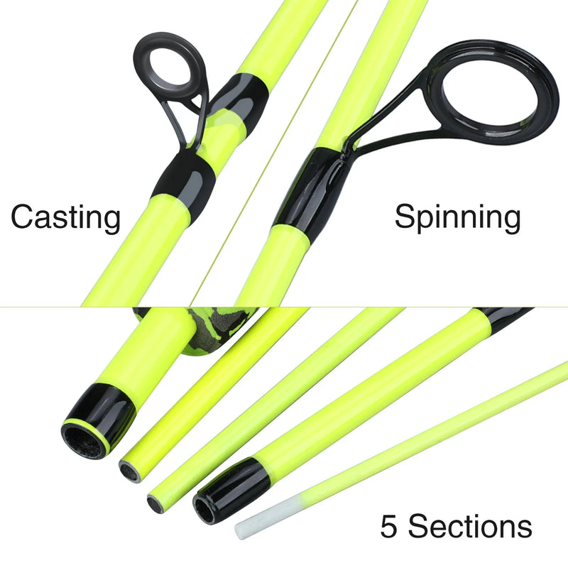 Varas de Pesca Peso Ultraleve Fibra de Carbono