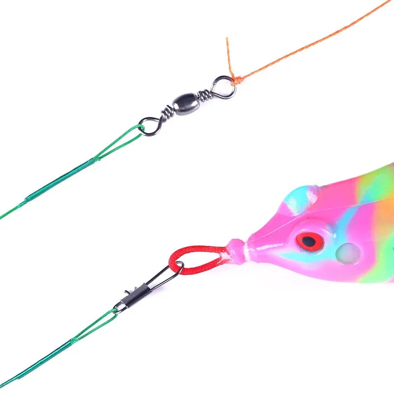 força de atração anti mordida linha de pesca aço
