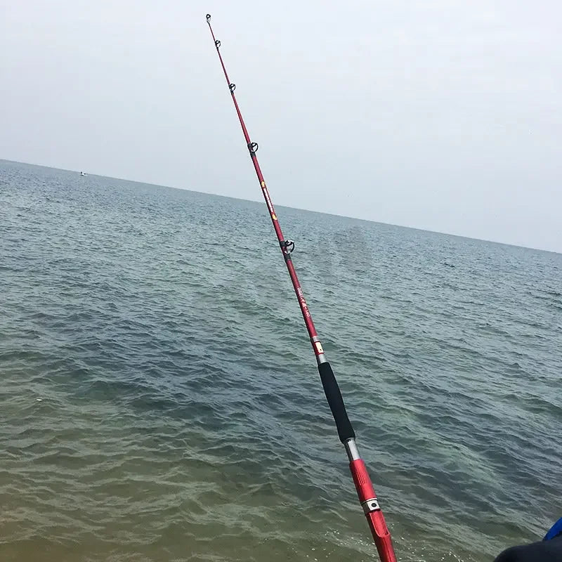 Vara de pesca portátil para barco de pesca Rod Lure Rod Ultralight Hard Carbon Fishing