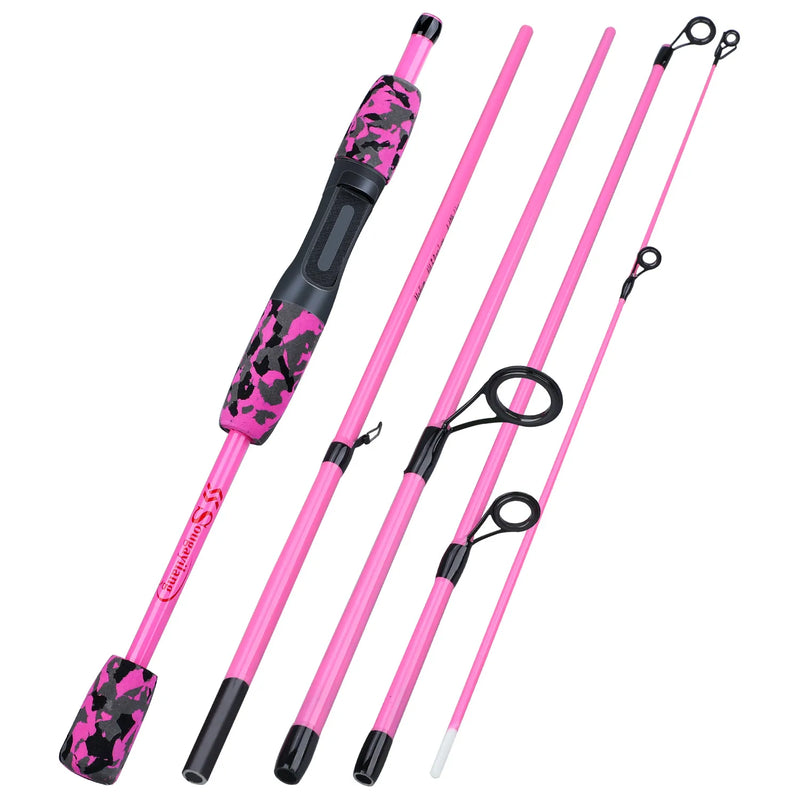 Varas de Pesca Peso Ultraleve Fibra de Carbono