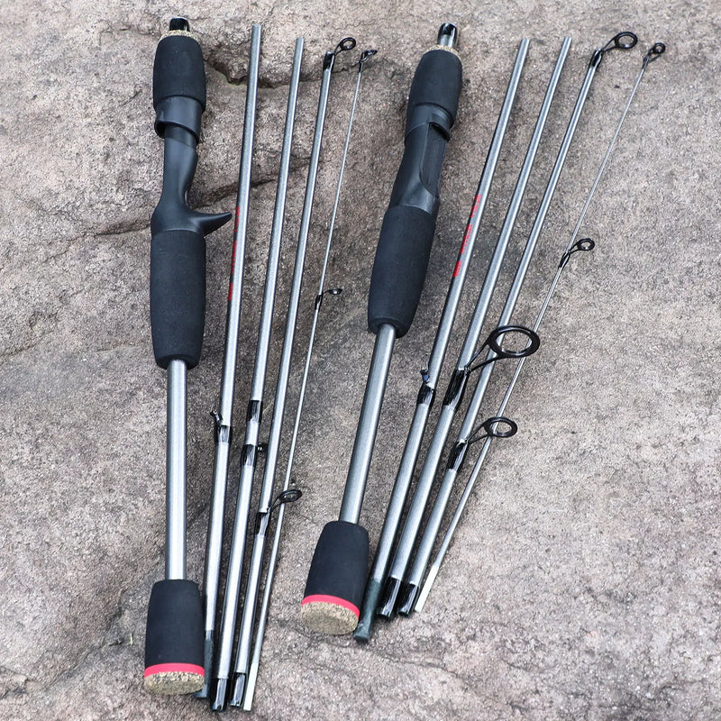 Varas de Pesca Peso Ultraleve Fibra de Carbono