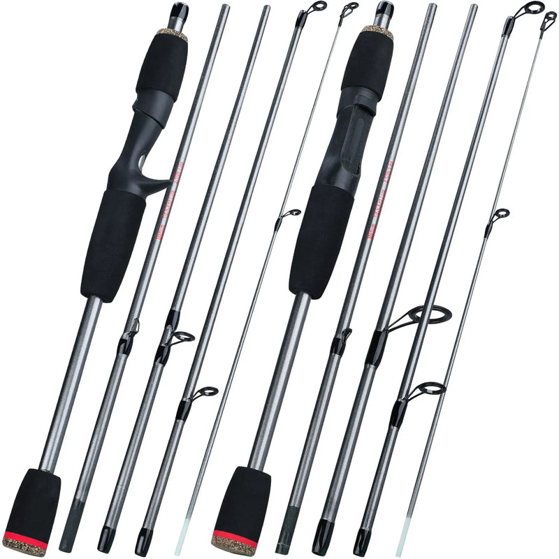 Varas de Pesca Peso Ultraleve Fibra de Carbono